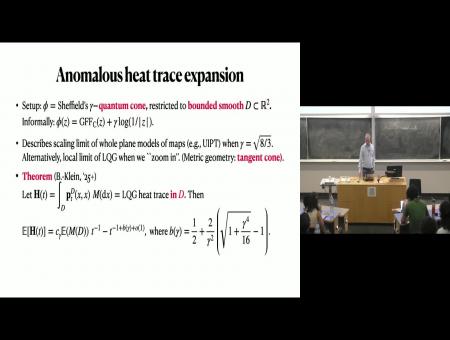 Spectral Geometry of Liouville Quantum Gravity 3